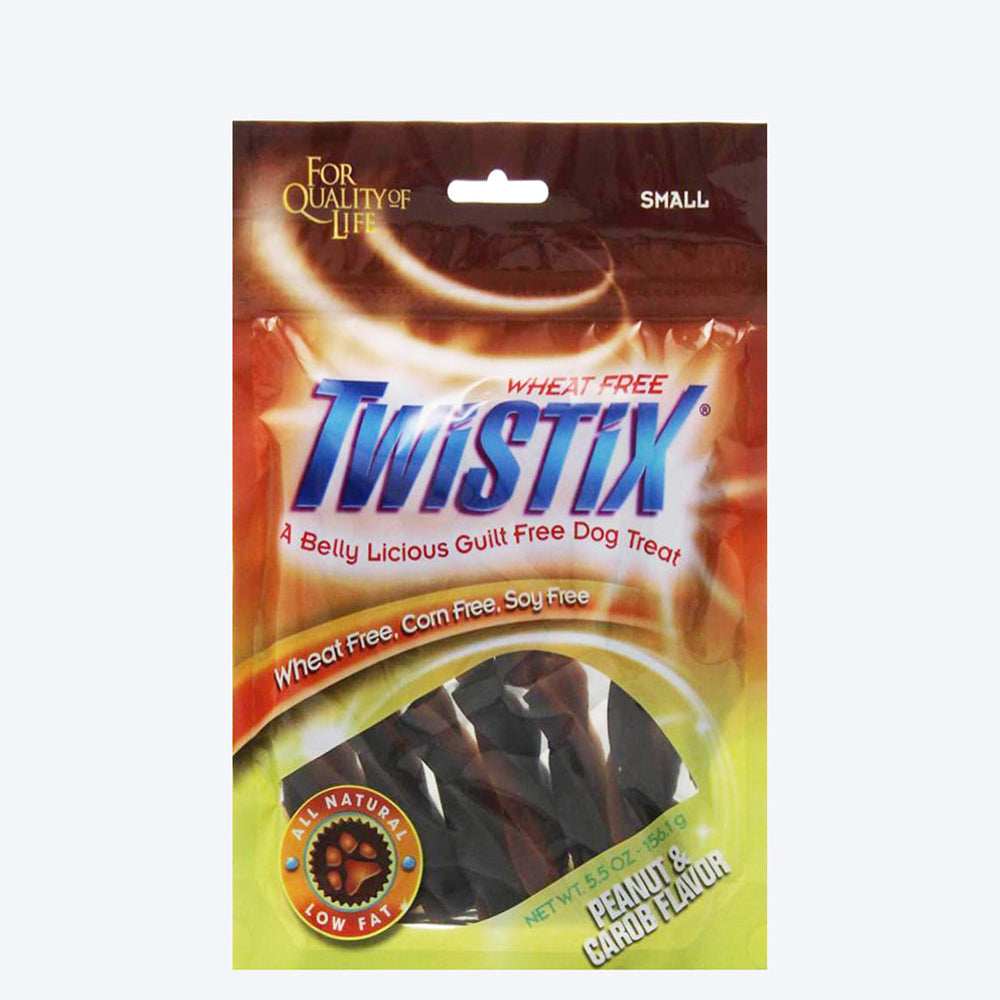 NPIC Twistix Peanut & Carob Dog Treats - 156 g