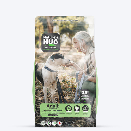 Nature’s HUG Adult Maintenance Medium & Large Breed Vegan Dry Dog Food - 9.07 kg - Heads Up For Tails