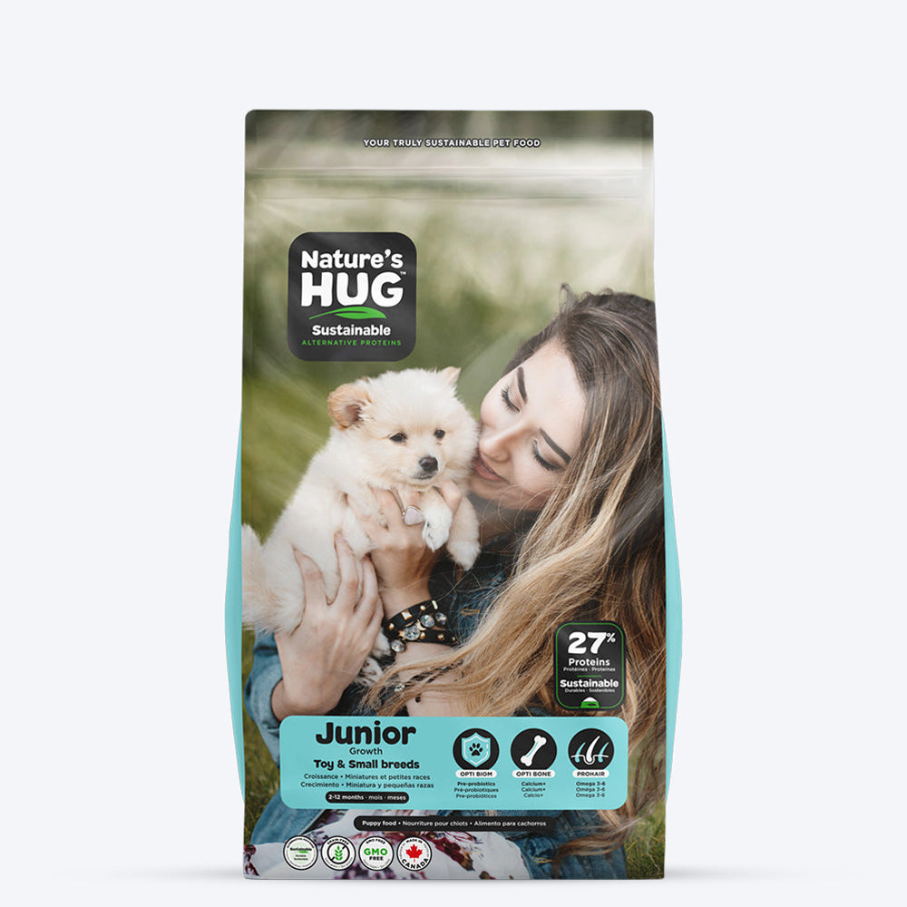 Nature's HUG Junior Growth Toy & Small Breed Vegan Dry Dog Food - 2.27 kg_01