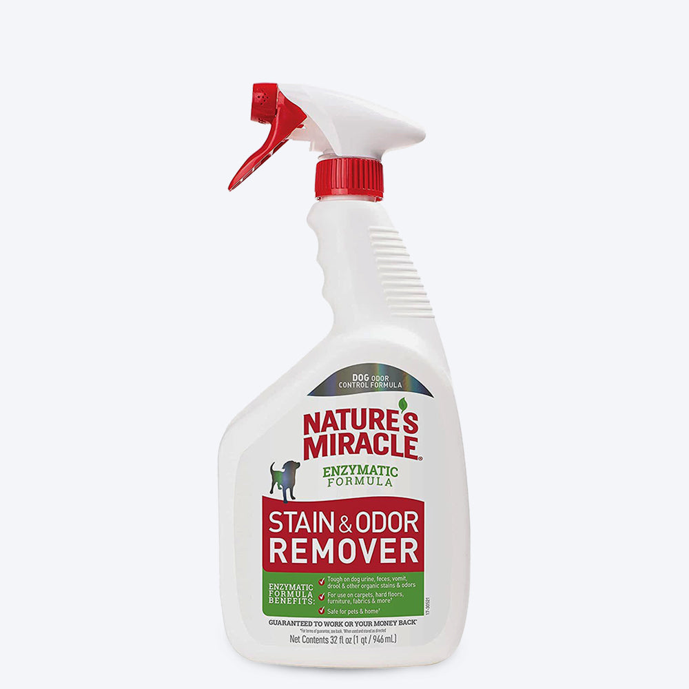 Natures Miracle Enzymatic Formula Stain And Odor Remover - 946 ml - Heads Up For Tails