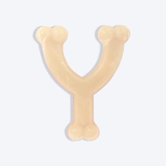 Nylabone Power Chew Long Lasting Wishbone Dog Chew Toy - Original Flavour - Heads Up For Tails