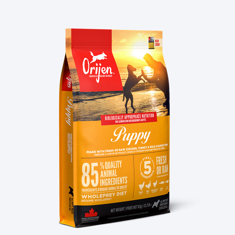 Orijen Grain Free Dry Puppy Food (All Breeds) - Heads Up For Tails