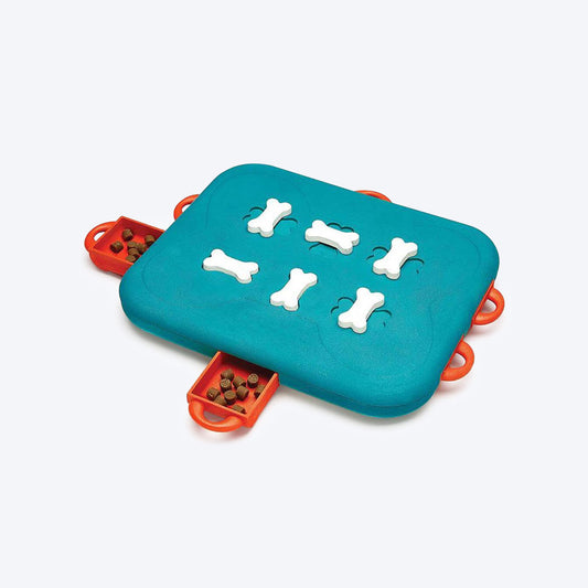 Outward Hound (Nina Ottosson) Dog Casino - Unlock, Pull & Treat - Interactive Dog Toy - Level 3 - Heads Up For Tails