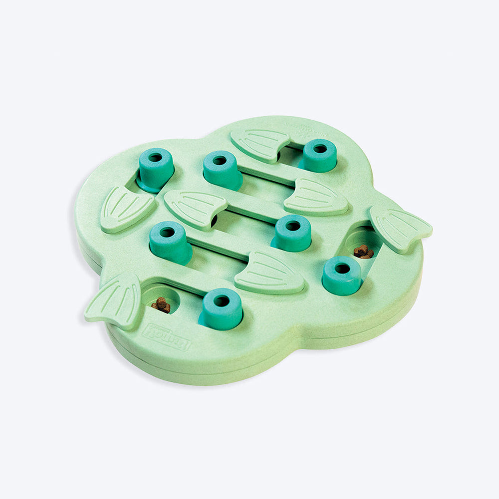 Outward Hound (Nina Ottosson) Puppy Hide N Slide Interactive Treat Puzzle Dog Toy - Level 2 - Heads Up For Tails