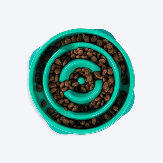 Outward hound (Nina Ottosson)Fun Feeder for Dogs Teal - Heads Up For Tails