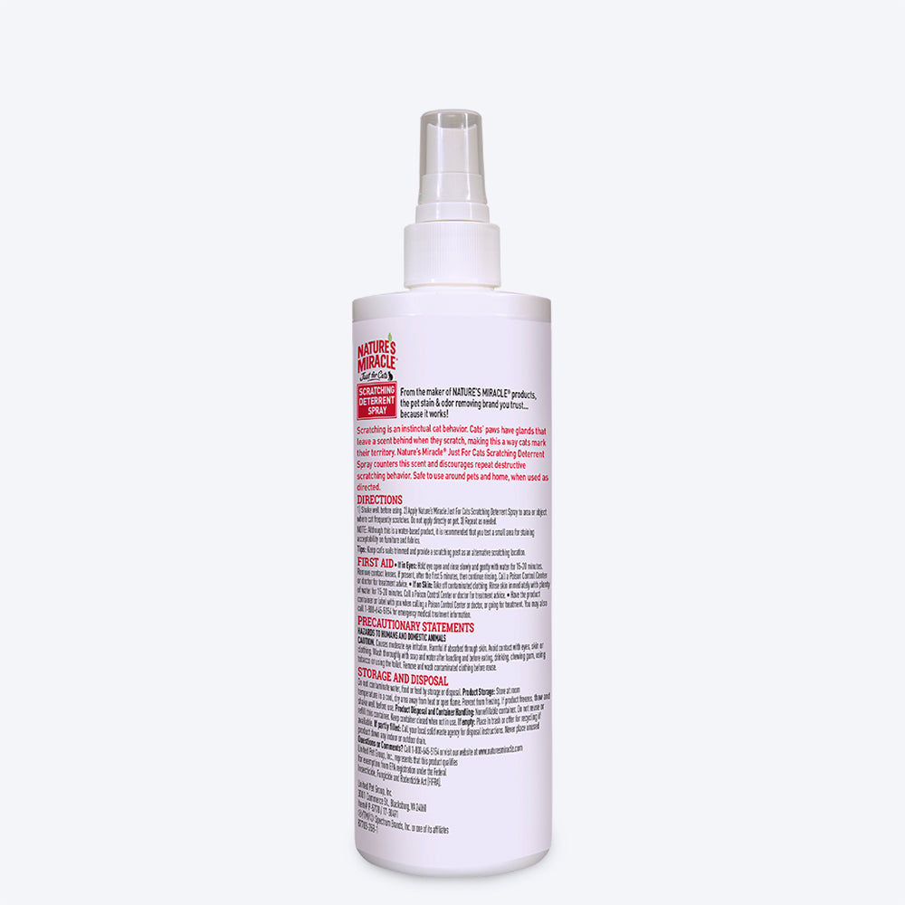 Natures Miracle Scratching Deter Cat Spray - 236 ml - Heads Up For Tails