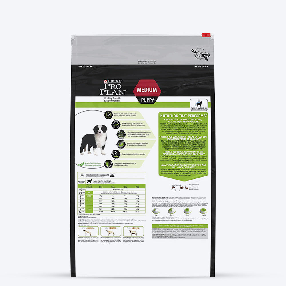 PURINA PRO PLAN Medium Breed Dry Puppy Food - Heads Up For Tails