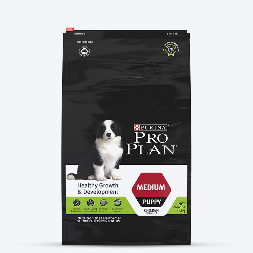 PURINA PRO PLAN Medium Breed Dry Puppy Food - Heads Up For Tails