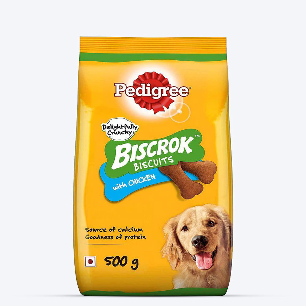 Pedigree Biscrok Chicken Flavour Dog Biscuits (Above 4 Months)-1