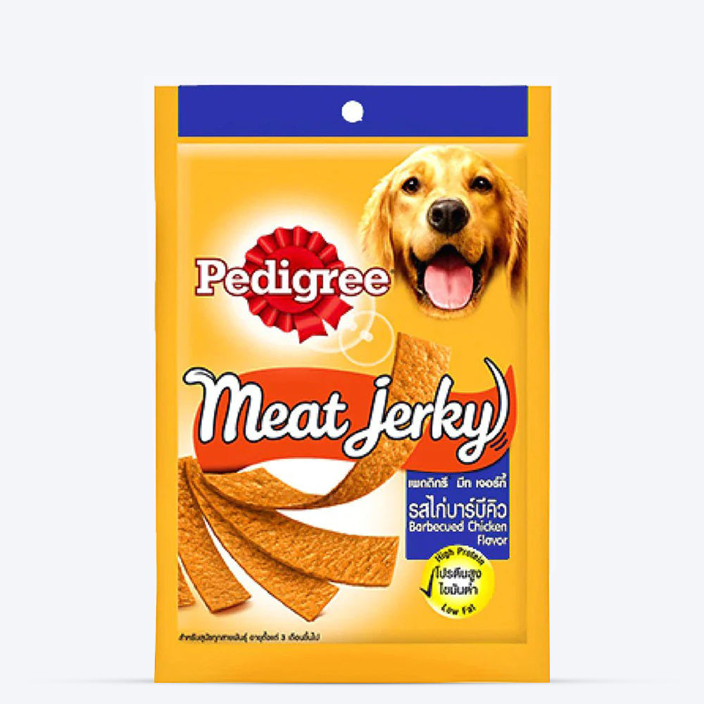 Pedigree Meat Jerky Adult Dog Treat - Barbecued Chicken-1