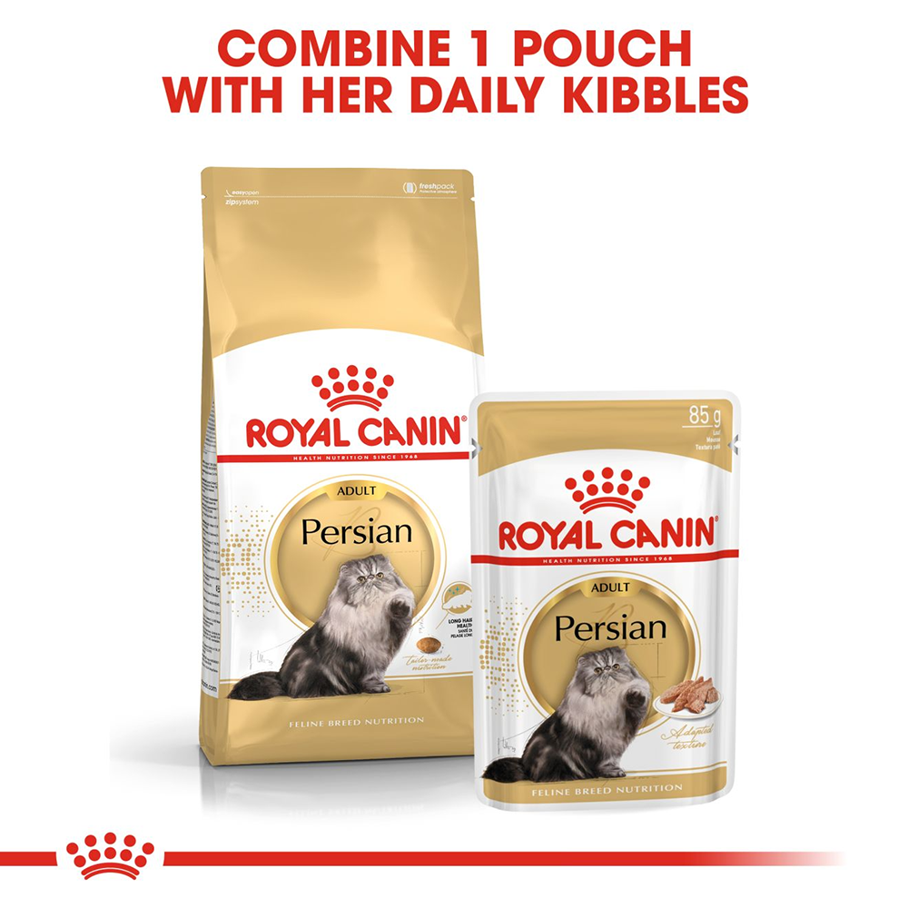 Royal Canin Loaf Mousse Persian Wet Cat Food 85 g packs