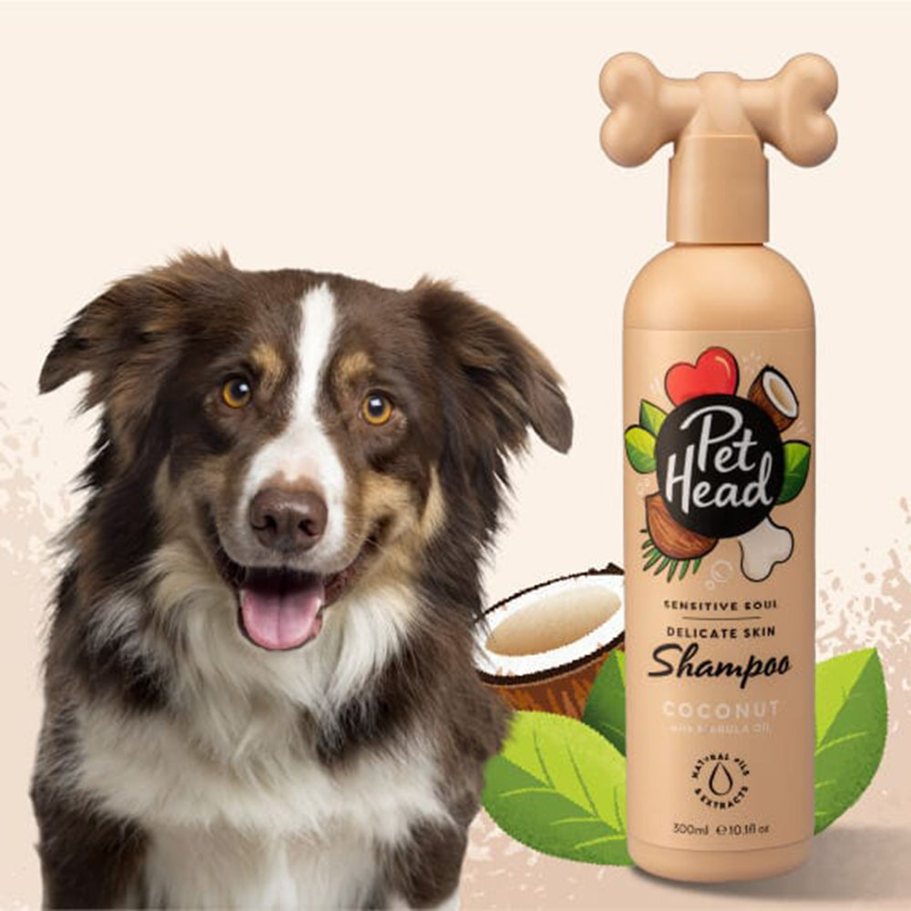 Pet Head Coconut Sensitive Soul Shampoo For Dogs & Cats - 300ml - Heads Up For Tails