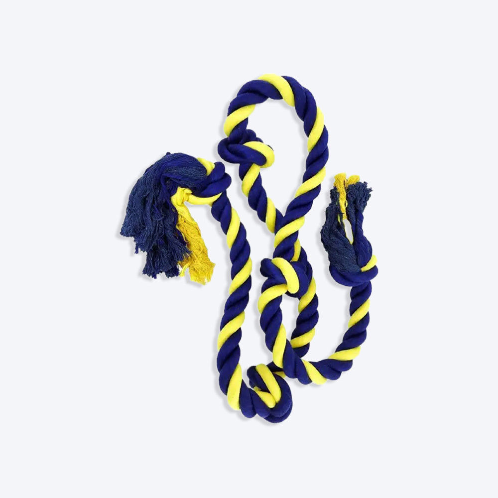 Petsport Five Knot Cotton Rope Toy - Giant - Heads Up For Tails