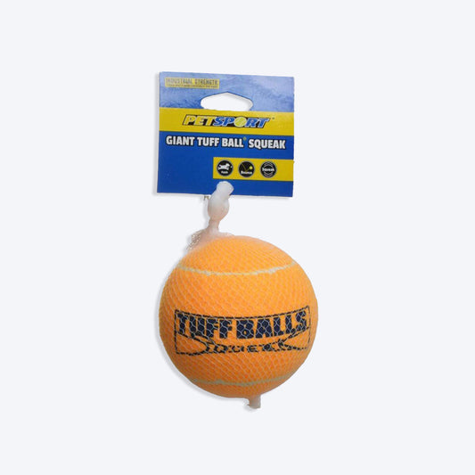 Petsport Giant Tuff Balls Squeak - Large - Pack of 1 - Heads Up For Tails