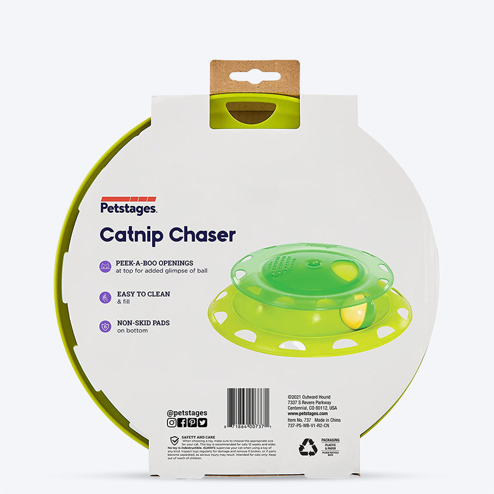 Petstages Catnip Chaser Cat Toy - Heads Up For Tails