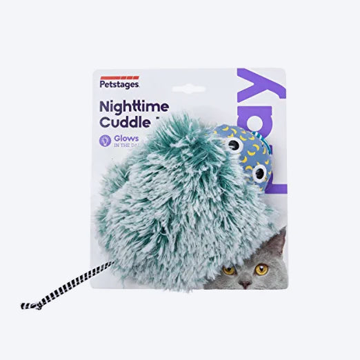Petstages Nighttime Cuddle Toy Cotton Soft Toy For Cat - Heads Up For Tails