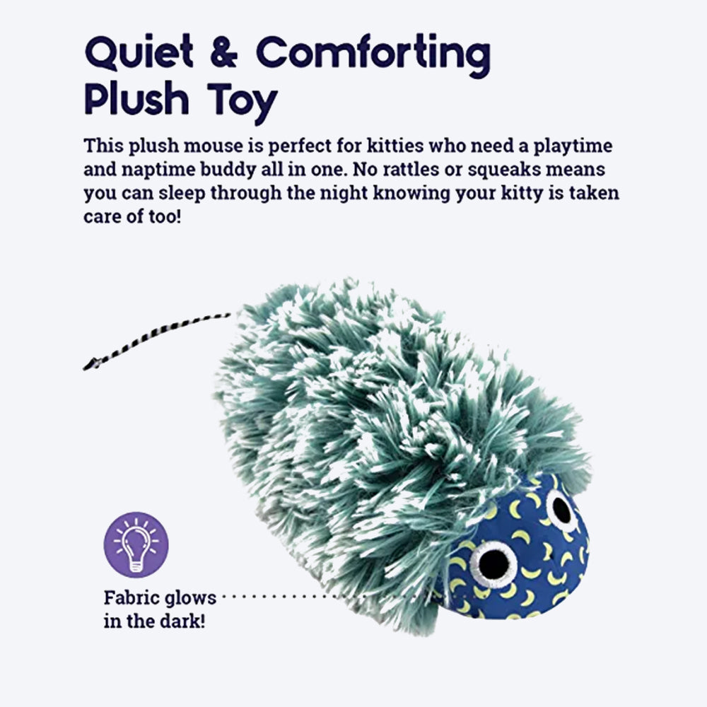 Petstages Nighttime Cuddle Toy Cotton Soft Toy For Cat - Heads Up For Tails