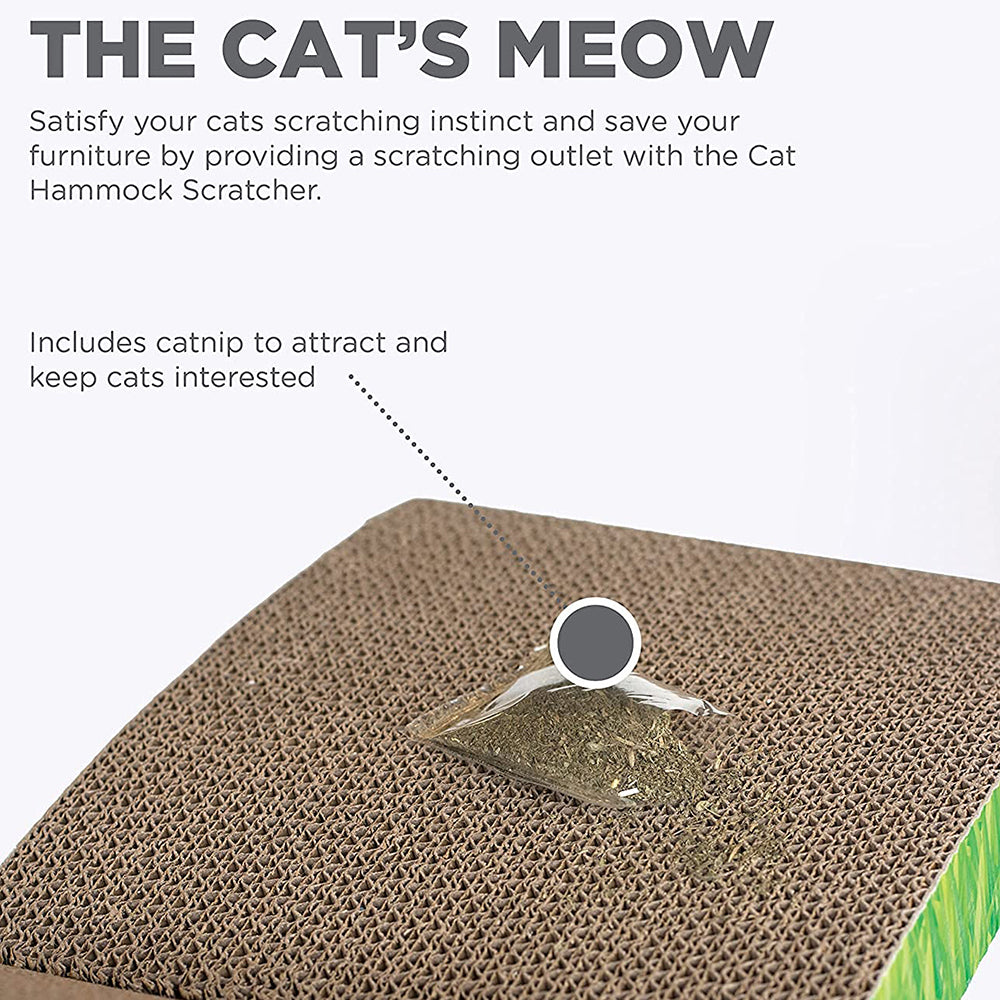 Petstages Easy Life Hammock Cat Scratcher and Sleep - Heads Up For Tails