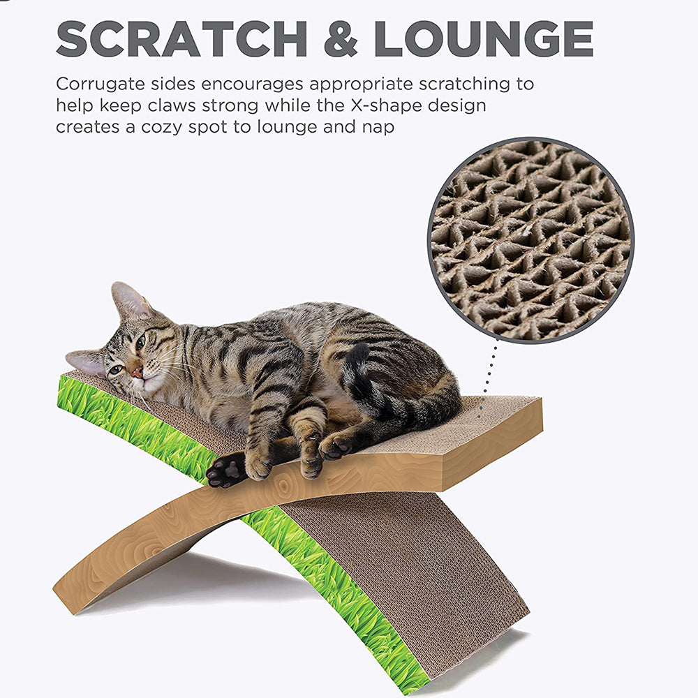 Petstages Easy Life Hammock Cat Scratcher and Sleep - Heads Up For Tails