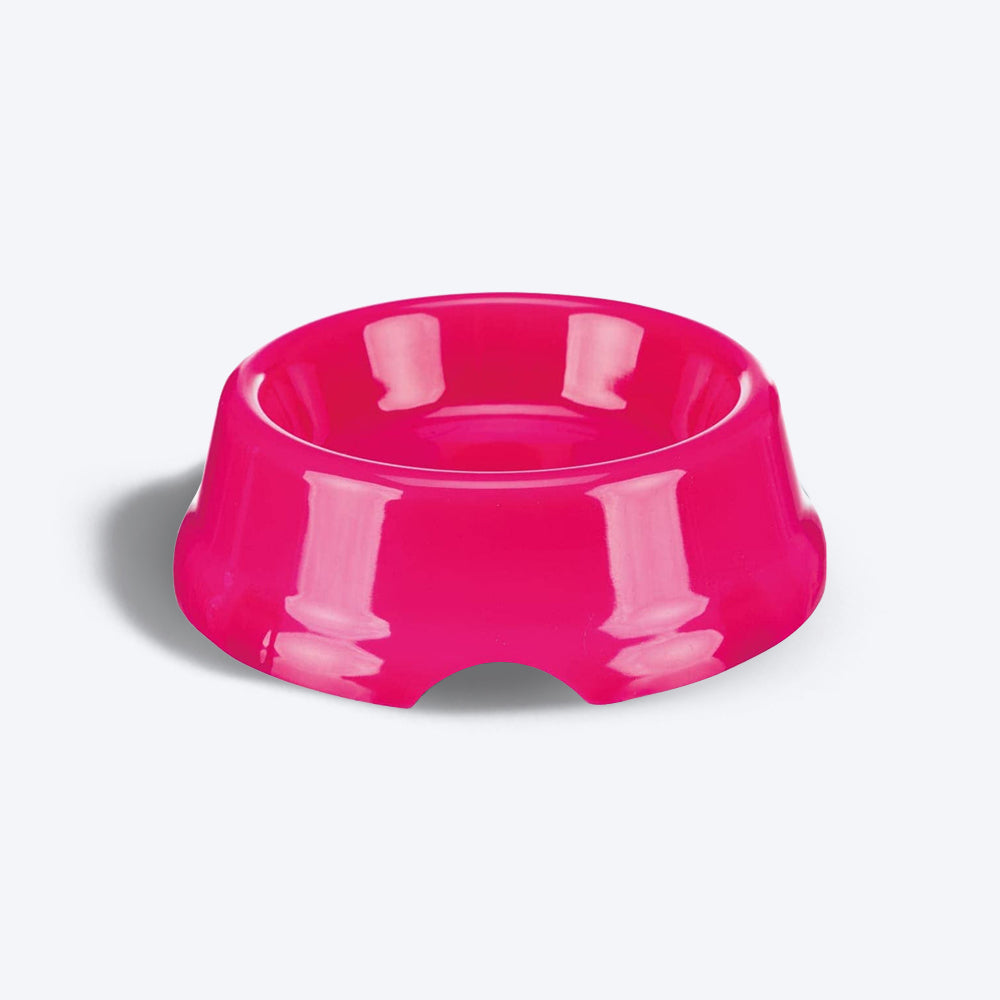 Trixie Multi Colour Plastic Bowl For Cats Non-Slip 200 ml 11cm Diameter - Heads Up For Tails