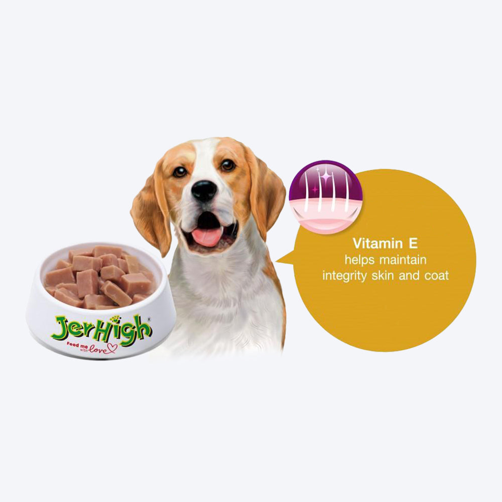 JerHigh Chicken & Liver in Gravy Wet Dog Food - 120 g - Heads Up For Tails