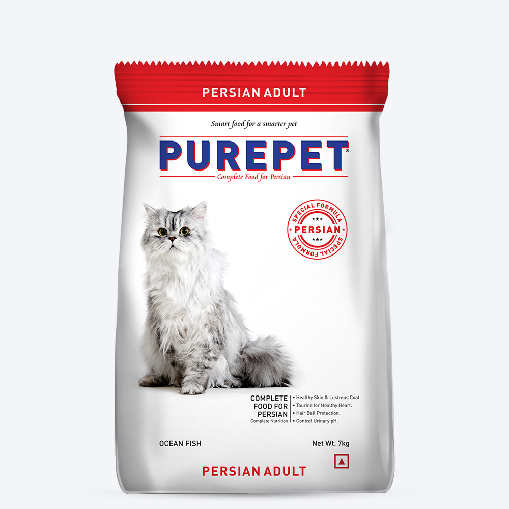 Purepet Persian Ocean Fish Food For Adult Cats - Heads Up For Tails