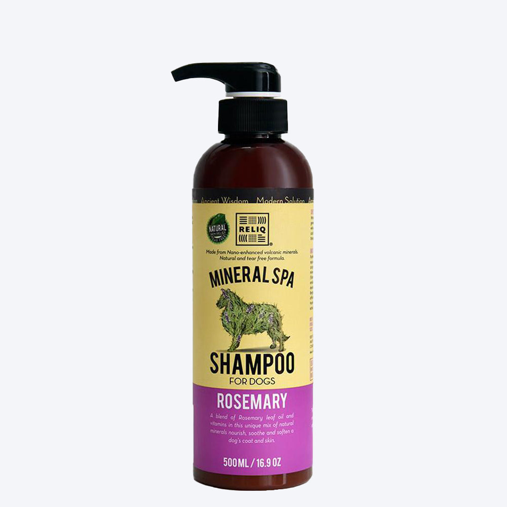 RELIQ Mineral Spa Dog Shampoo - Rosemary - 500 ml - Heads Up For Tails