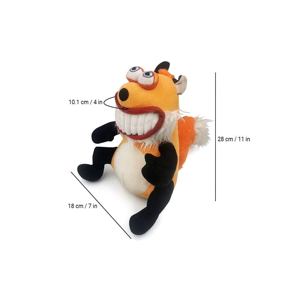 Nutrapet The Radical Fox Dog Toy - Heads Up For Tails