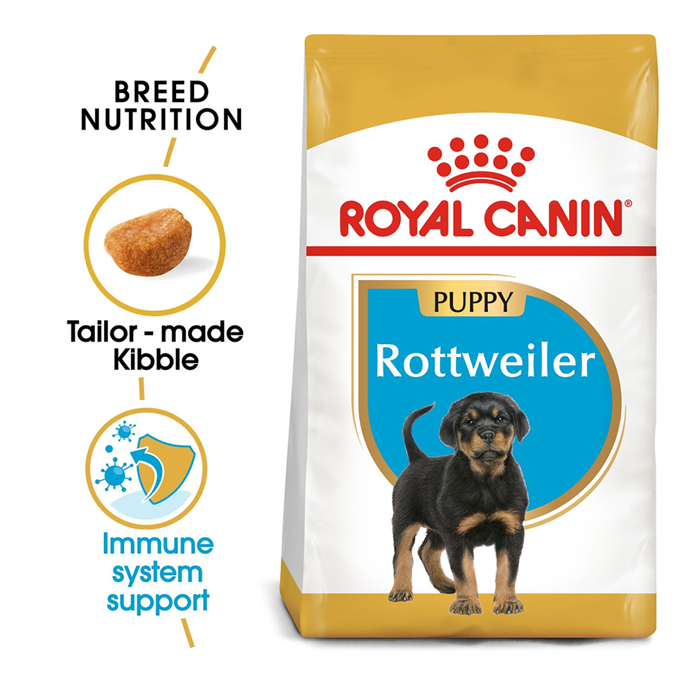 Royal Canin Rottweiler Puppy Dry Dog Food – Heads Up For Tails