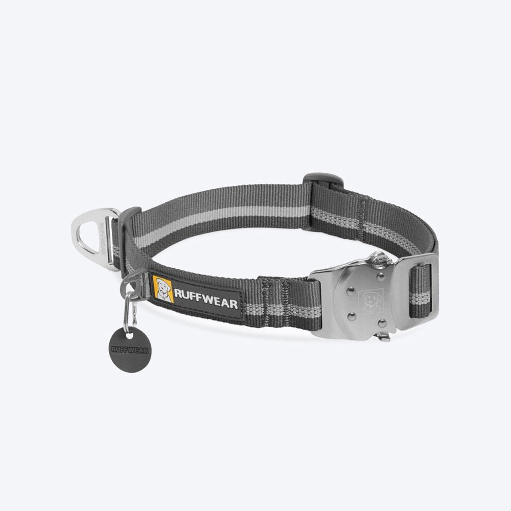 Ruffwear Top Rope Dog Collar - Twilight Grey - Heads Up For Tails