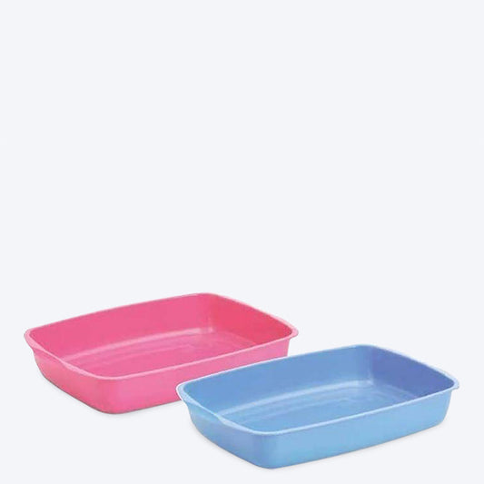 Savic Cat Litter Tray - 14.8 x 10.5 x 2.3 inch - Heads Up For Tails