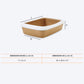Savic IRIZ Cat Litter Tray with Rim - Nordic Brown- 17 x 12 x 5 inch_02