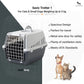 Savic Trotter 1 - Dog & Cat Carrier - Dark Grey - 19 x 13 x 12 inch - Holds up to 5 kg_02