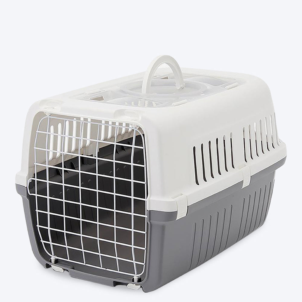 Savic Zephos 2 - Dog & Cat Carrier - Grey - 22 x 15 x 13 inch - Holds up to 7 kg_02