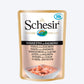 Schesir 55% Tuna with Salmon Wet Cat Food Pouch - 50 g - Heads Up For Tails