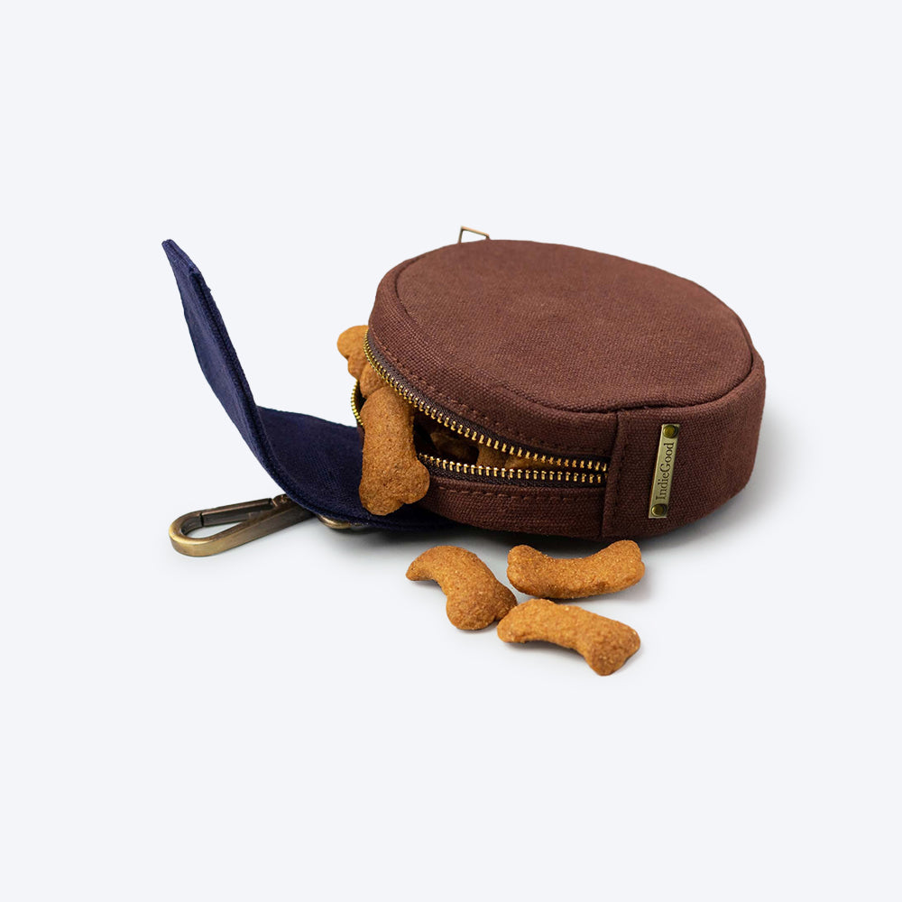 IndieGood Comfortable & Stylish Treat Bag - Brown - Heads Up For Tails