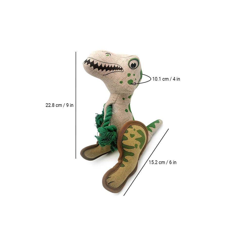 Nutrapet The Happy Trex Dog Toy - Heads Up For Tails