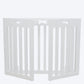 Trixie 3 Parts Dog Gate - White - Small - Heads Up For Tails