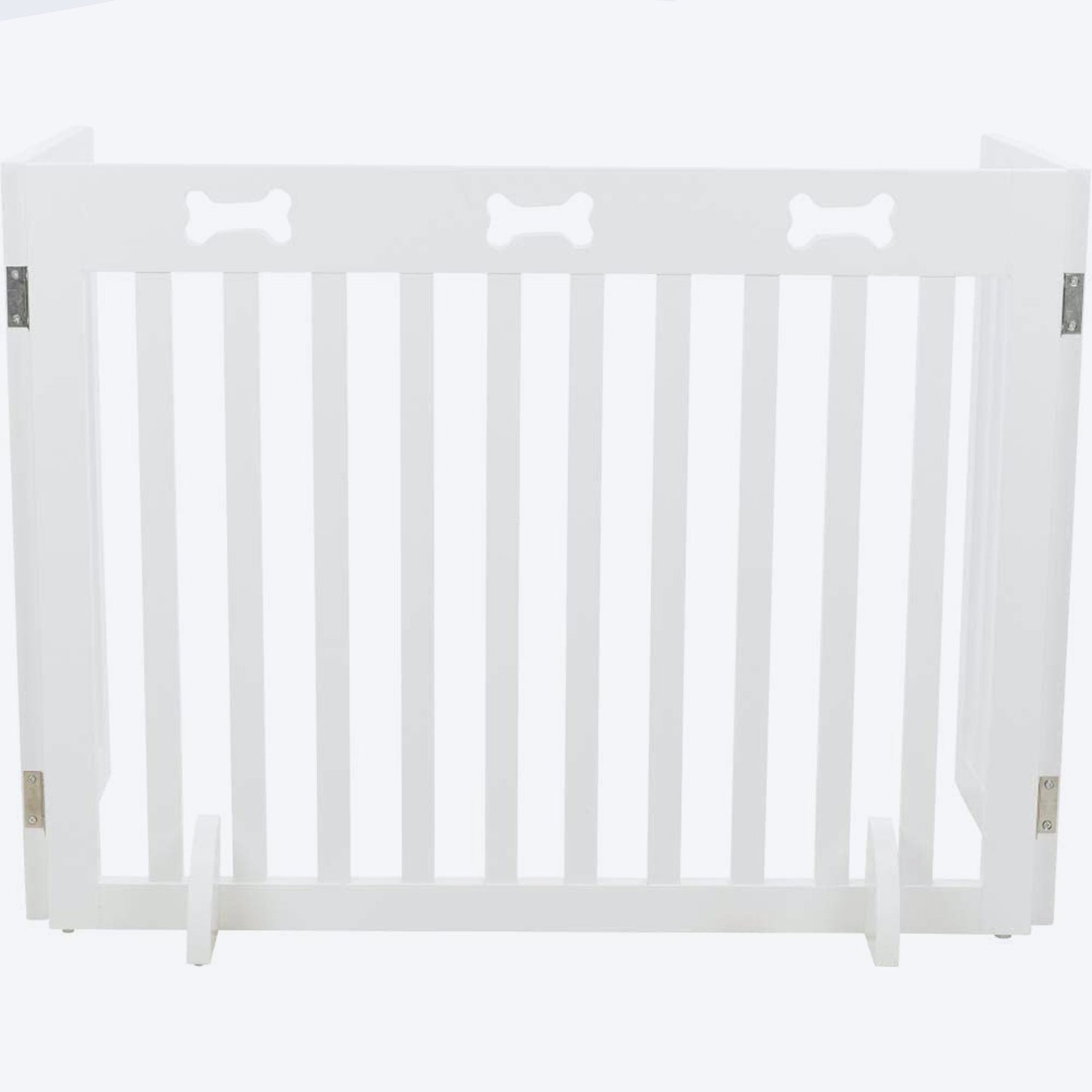 Trixie 3 Parts Dog Gate - White - Small - Heads Up For Tails