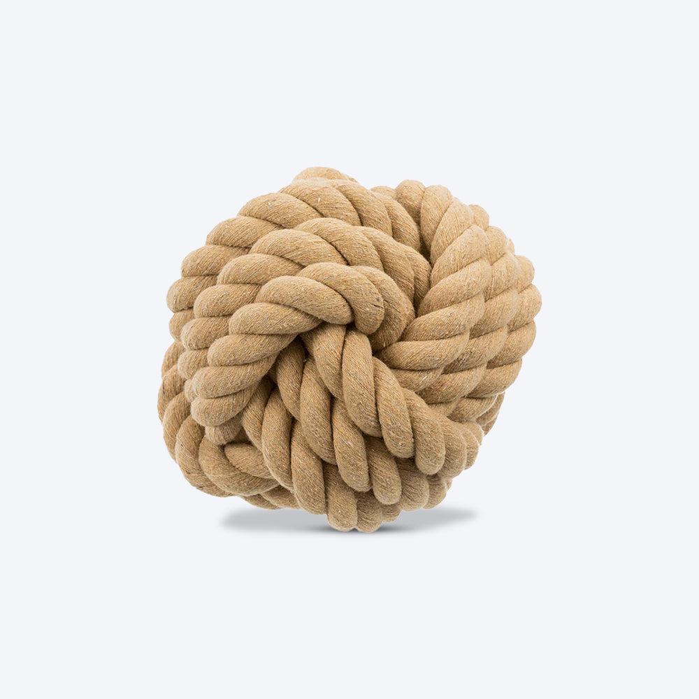 Trixie Be Nordic Knot Ball Rope Toy For Dogs - Heads Up For Tails