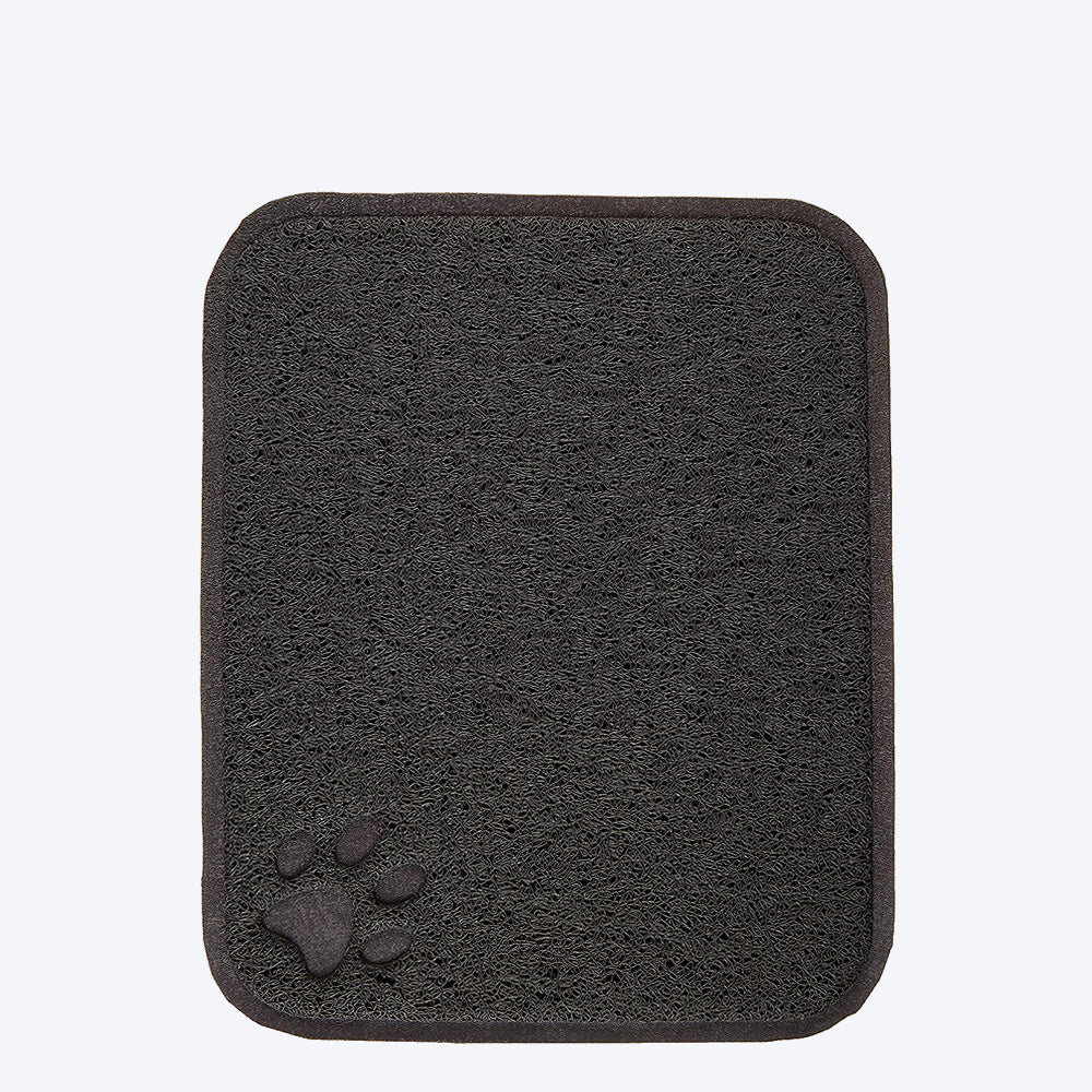 Trixie Cat Litter Tray Mat - 15x18 inches - Heads Up For Tails