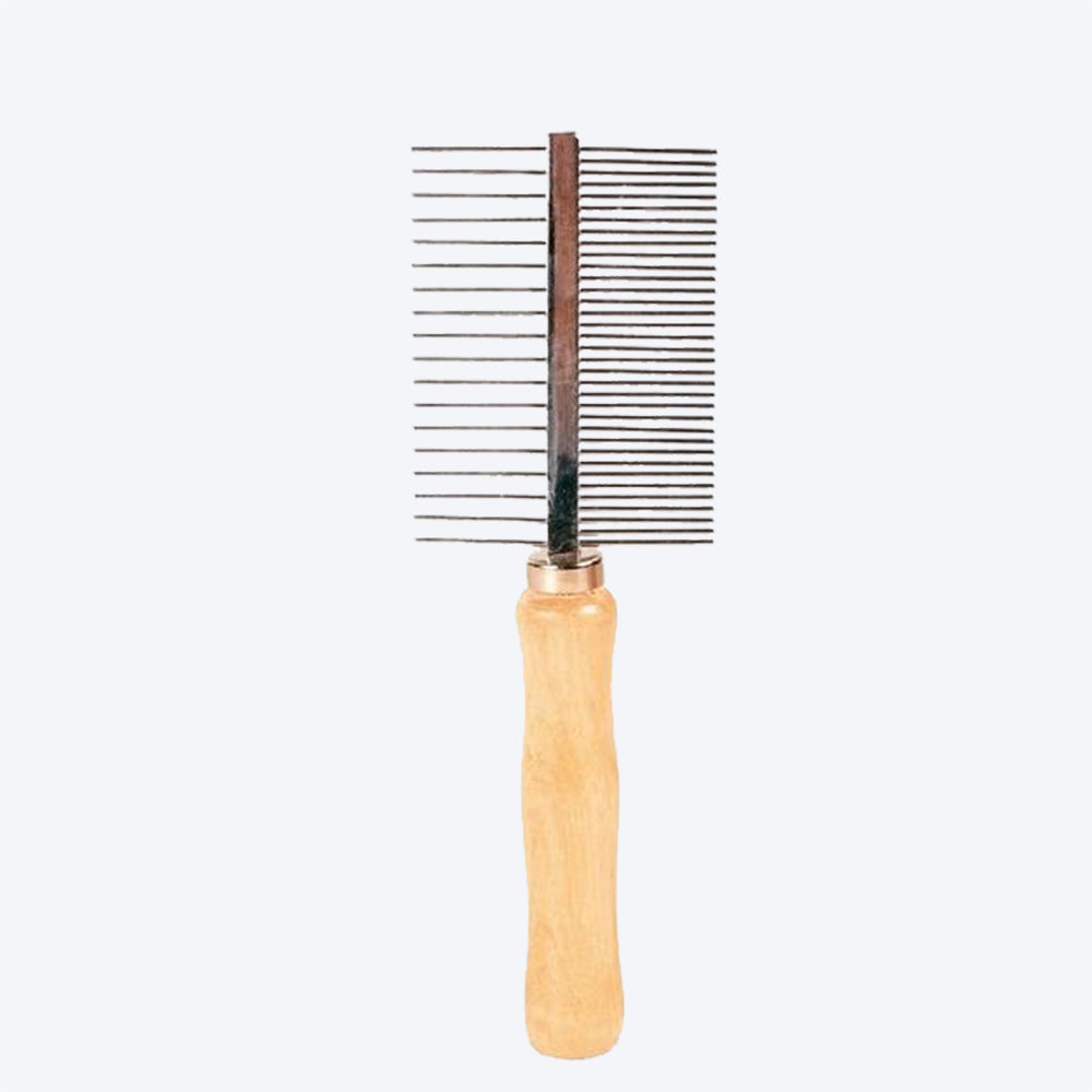Trixie Dog/Cat Double Sided Comb - Heads Up For Tails