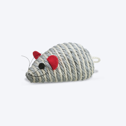Trixie Mouse Shaped Sisal Toy for Cats (Assorted) - Heads Up For Tails
