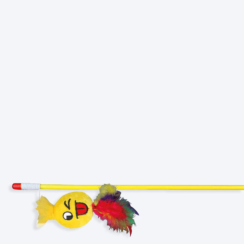 Trixie Playing Rod with Smiley - 50 cm - Heads Up For Tails