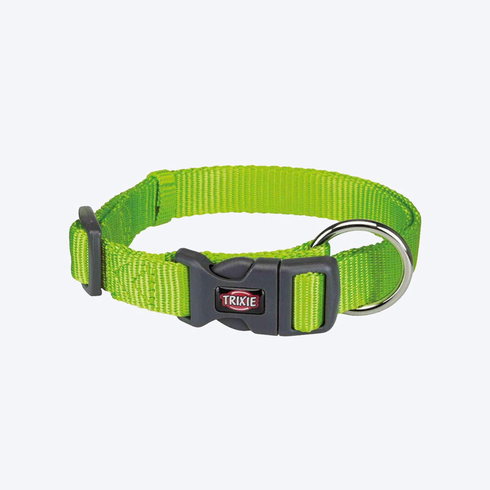 Trixie Premium Collar for Dog -S-M - Green Apple - Heads Up For Tails