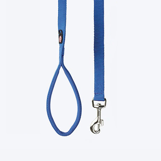 Trixie Premium Dog Leash - Royal Blue - 1 m - Heads Up For Tails