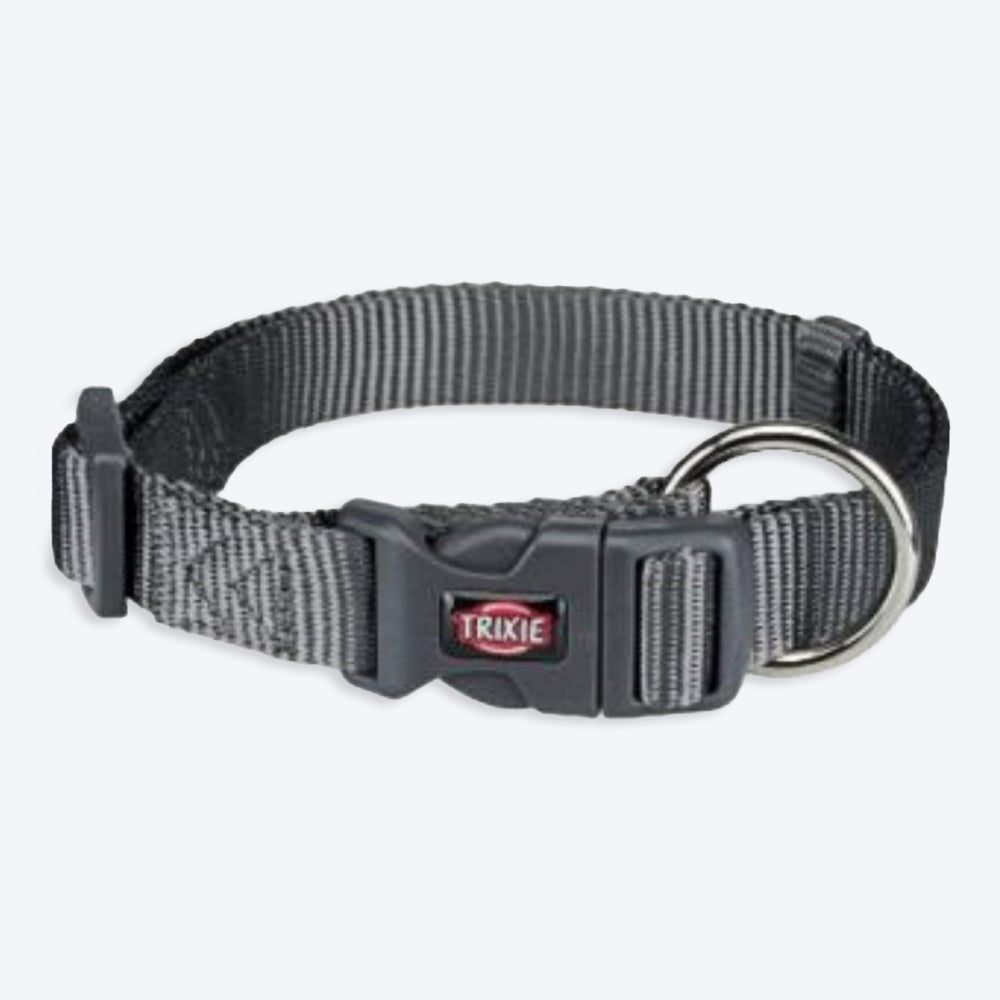 Trixie Premium Nylon Dog Collar, M-L: 35-55cm/ 20mm - Heads Up For Tails