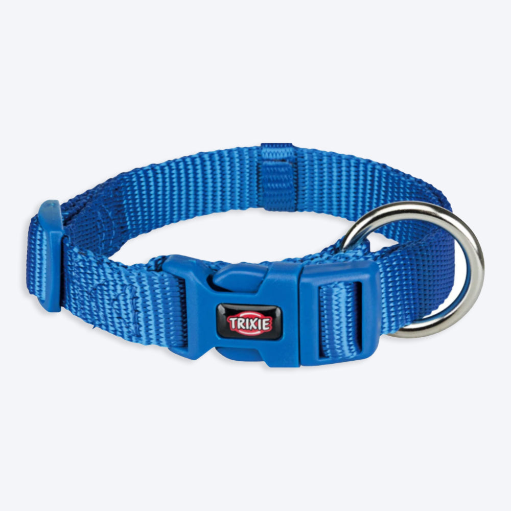 Trixie Premium Nylon Dog Collars - 30-45 cm/15 mm, S-M - Heads Up For Tails
