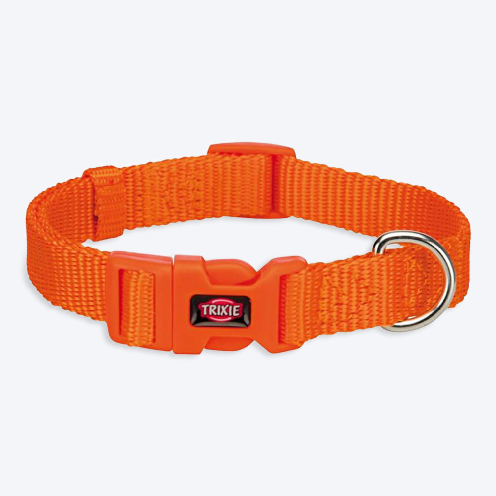 Trixie Premium Nylon Dog Collars - 30-45 cm/15 mm, S-M - Heads Up For Tails