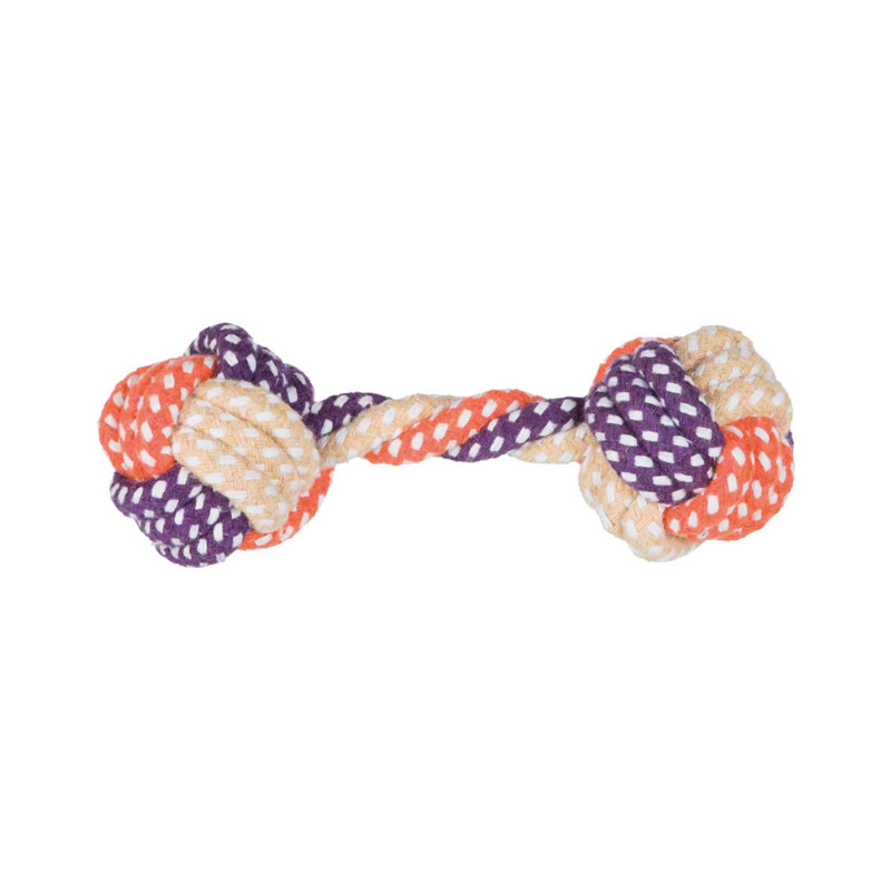 Trixie Dumbbell Dog Rope Toy - 15 cm_03